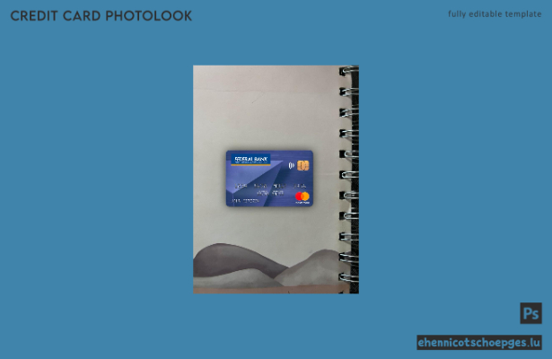 India Federal Bank Mastercard Photolook Beispielvorschau
